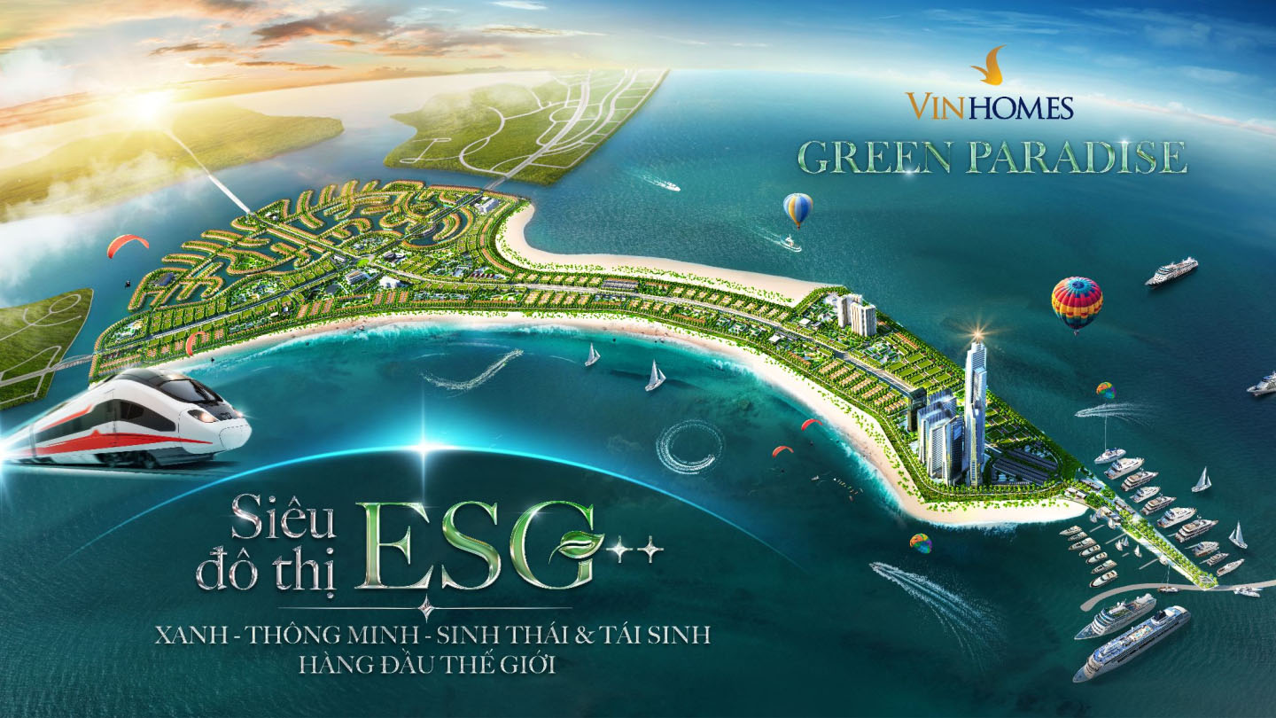 Vinhomes Green Paradise siêu đô thị ESG hàng đầu thế giới