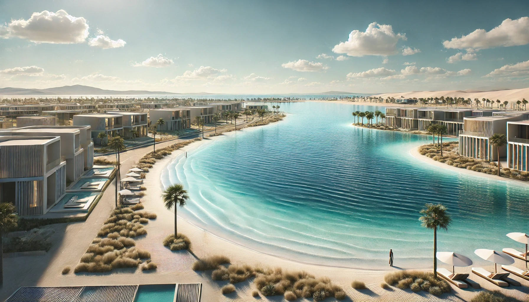 Paradise Lagoon - Biển hồ nước mặn nhân tạo 4 mùa rộng 443ha lớn nhất thế giới