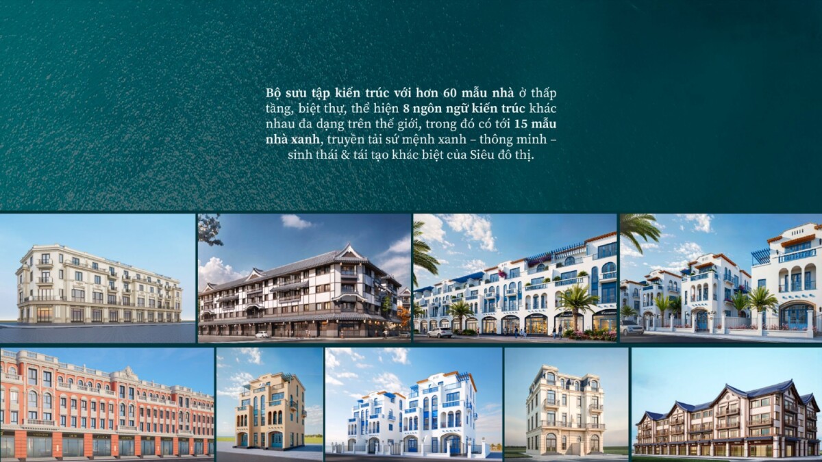 Bộ siêu tập kiến trúc biệt thự Vinhomes Cần Giờ 