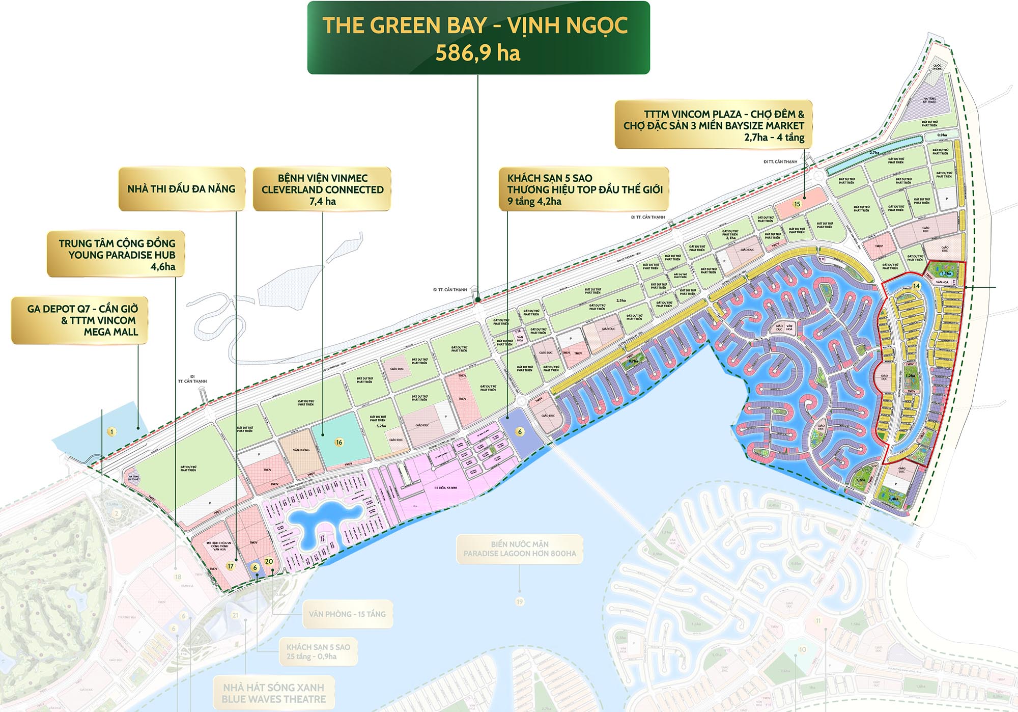 Phân khu mở bán GĐ1 Dự án Vinhome Green Paraside