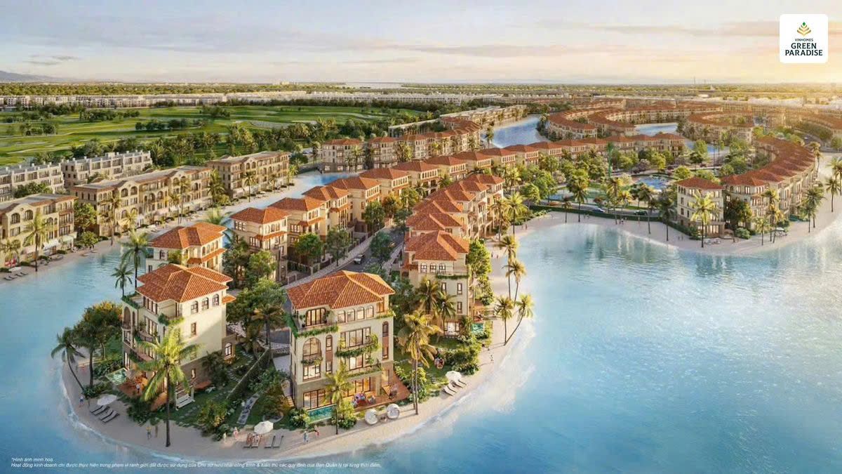 Sản phẩm biệt thự dự án Vinhomes Green Paradise đang mở bán