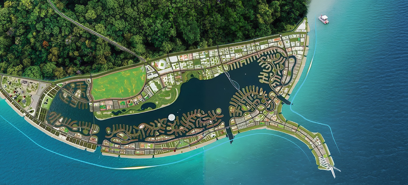 Phối cảnh tổng thể Vinhomes Green Paradise Cần Giờ