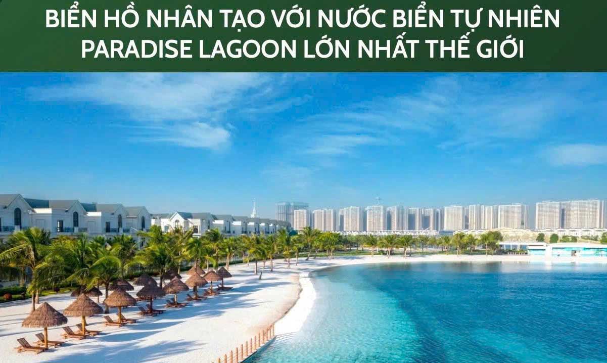 Paradise Lagoon Vinhomes Cần Giờ – “Maldives trong lòng đô thị” xanh lớn nhất thế giới